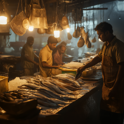 Night Market Illumination