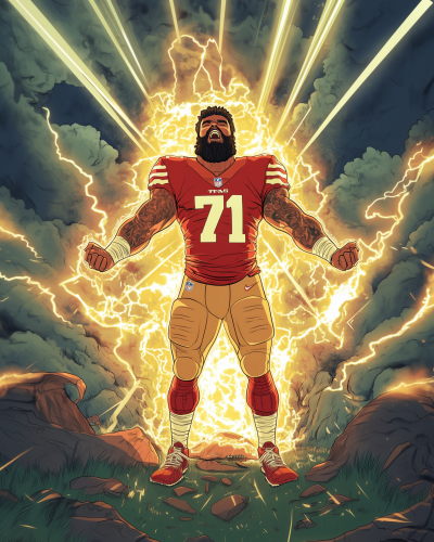 Full Body Portrait of an Athlete