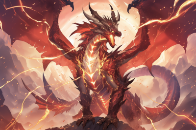 Majestic Magma Dragon