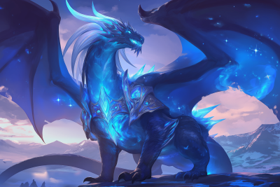 Mystic Dragon of High Fantasy