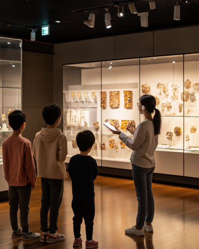 Inside the National Museum of Korea
