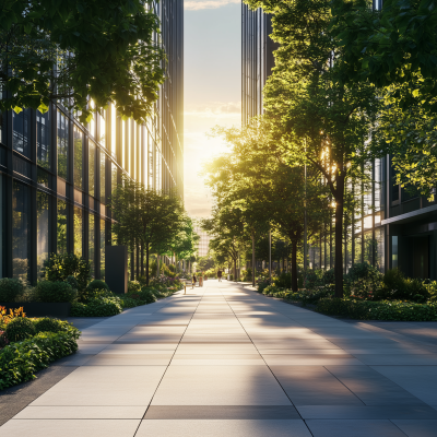 Sunny City Walkway