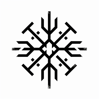 Brutalist Trident Sigil