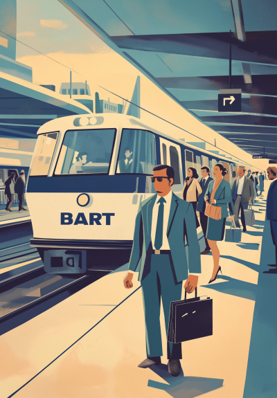 Vintage BART Train Experience