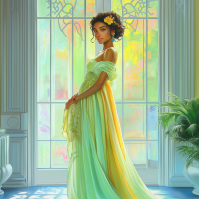 Realistic Portrait of a Young Adult