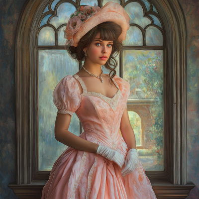 Realistic Portrait of a Young Adult