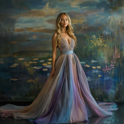 Beauty in Gown