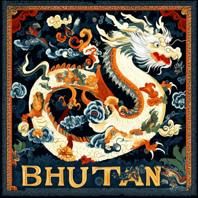 Traditional Bhutan Typography