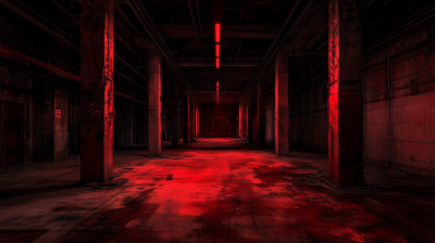 Eerie Liminal Warehouse