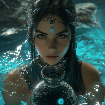 Aquarius Woman Water Bearer