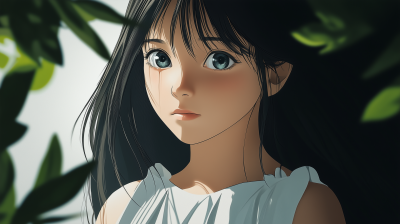Sunlit Garden Close-Up