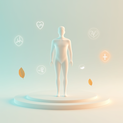 Confident Human Figure in 3D