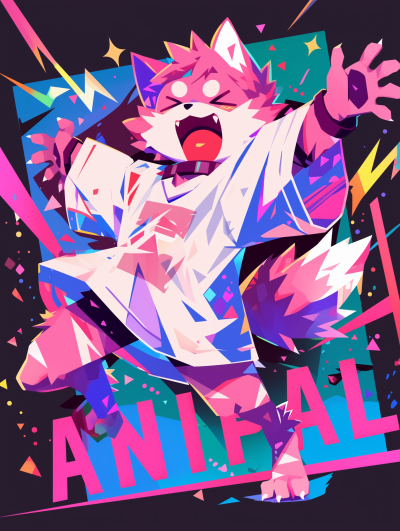 Dancing Pink Dog Boy