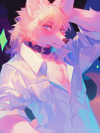 Dancing Pink Dog Boy