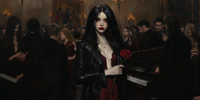 Vampire Girl at the Concert