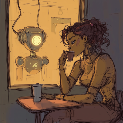 Contemplation at Sunset