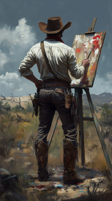 Cowboy Artist in the Wild West