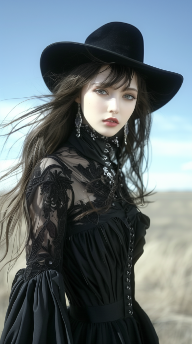 Dynamic Cowgirl Fashion