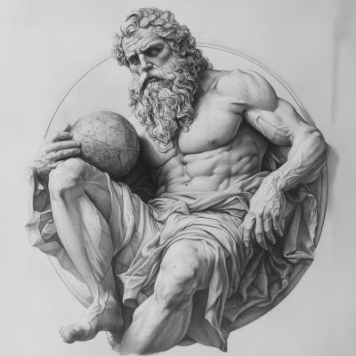 Atlas Tattoo Design