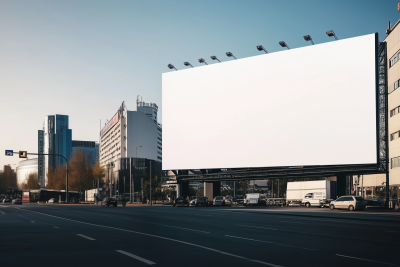 Blank White Billboard