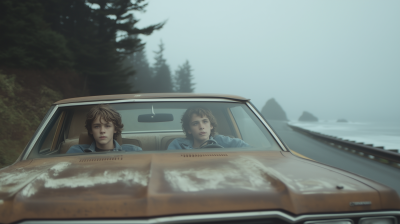 1970s El Camino on Oregon Coast