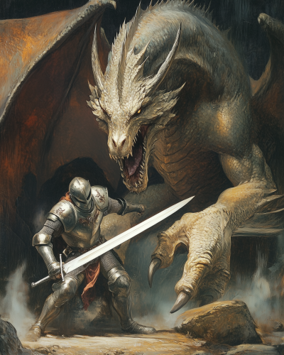 Knight vs Dragon