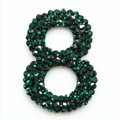 Rhinestone Number 8