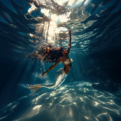 African American Mermaid