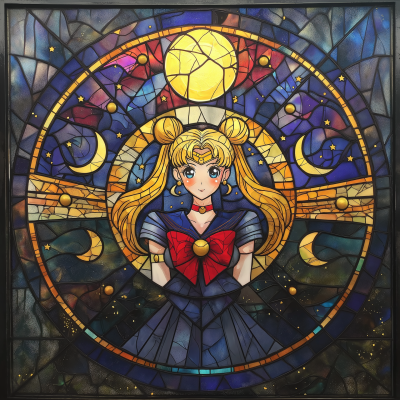 Sailor Moon Stained Glass