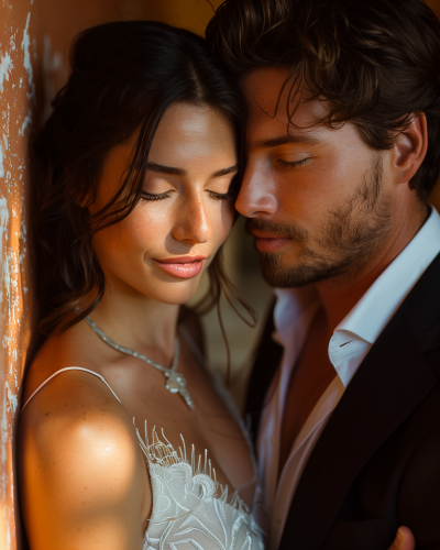 Intimate Wedding Moment