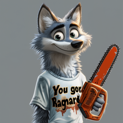 Wolf with Chainsaw