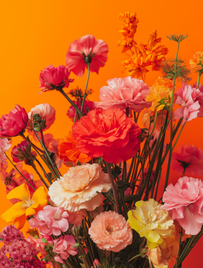 Vibrant Floral Composition