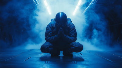 Soldier in Prayer