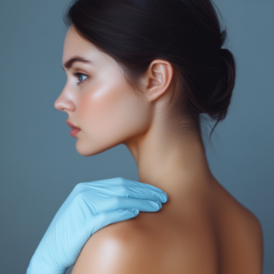 Woman in Profile View