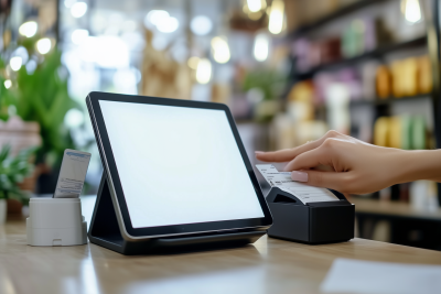 Tablet in Beauty Salon
