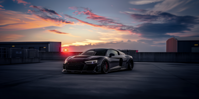 Sleek Audi R8 Sports Car