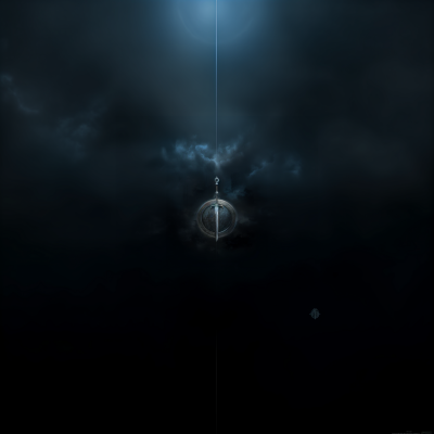Fantasy Emblem with Sword