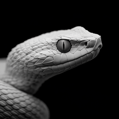 Bush Viper Portrait