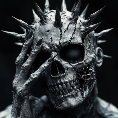 Vintage Skeleton Head