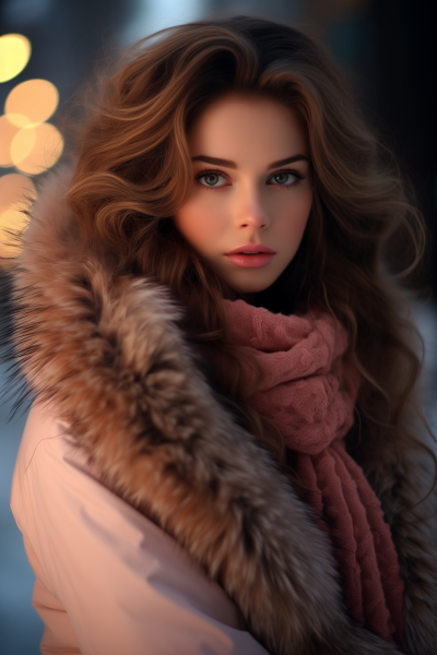 Winter City Portrait