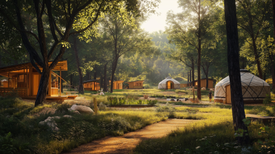 Transformed Camping Site in Périgord Vert