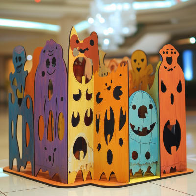 Handmade Halloween Display