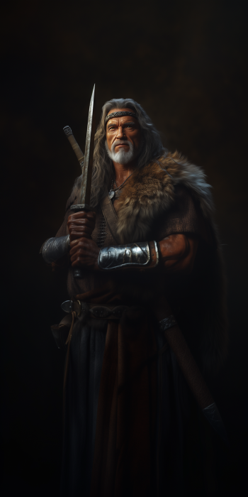 Epic Barbarian Warrior Pose