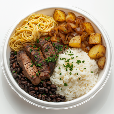 Traditional Brazilian Meal