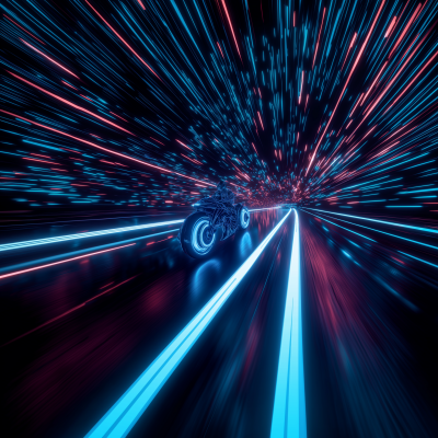 Cinematic Tron Bike