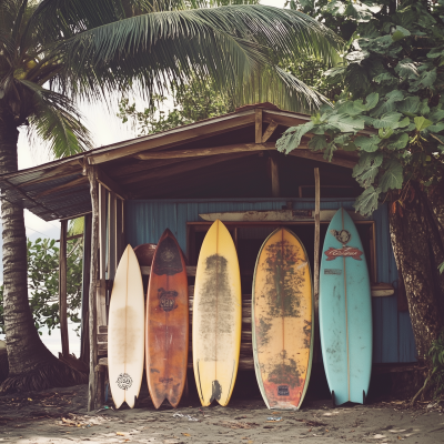 Vintage Surfboards by the Shack