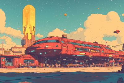 Retro Anime Street View