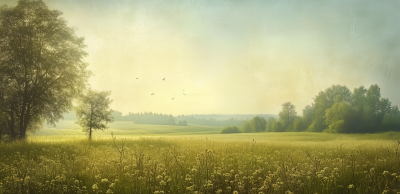 Summer Landscape Painting