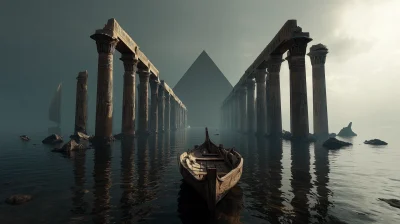 Egyptian Pyramid Landscape