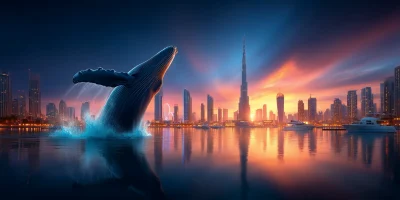 Whale at Dubai Marina